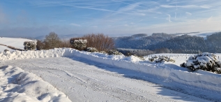 Aussicht von Ihrer Ferienwohnung ins Tal